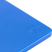 Omcan - 12" x 18" Blue Rigid Cutting Board, Pack of 10 - 41197