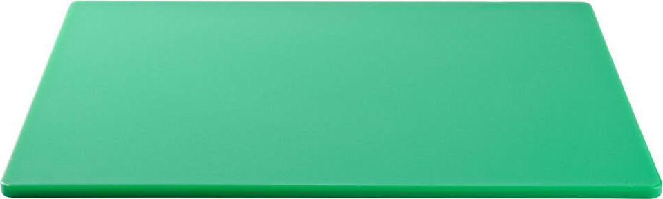 Omcan - 12" x 18" Green Rigid Cutting Board, Pack of 15 - 41198