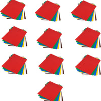 Omcan - 12" x 18", Pack of 6 Colour-Coded Flexible Cutting Boards, Pack of 10 - 41193
