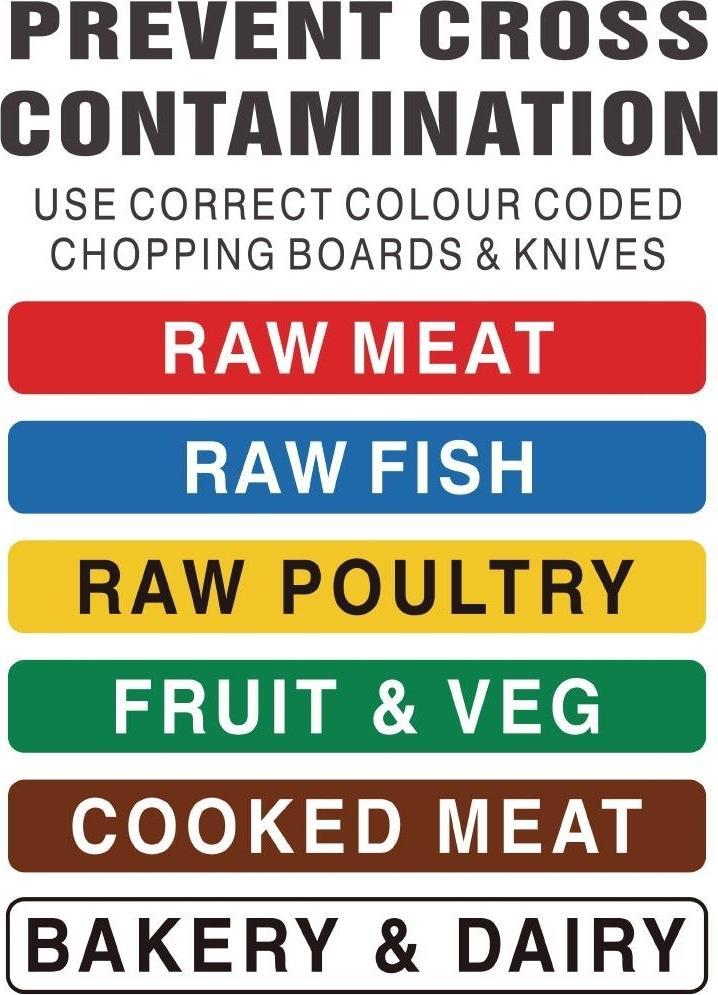 Omcan - 12" x 18", Pack of 6 Colour-Coded Flexible Cutting Boards, Pack of 120 - 41193