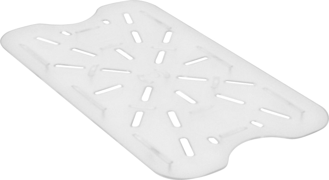 Omcan - 12" x 18" Polycarbonate Drain Shelf For Food Storage Containers (305 x 457 mm), Pack of 25 - 85135