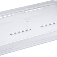 Omcan - 12" x 18" Polycarbonate Food Storage Lid (305 x 457 mm), Pack of 10 - 85123