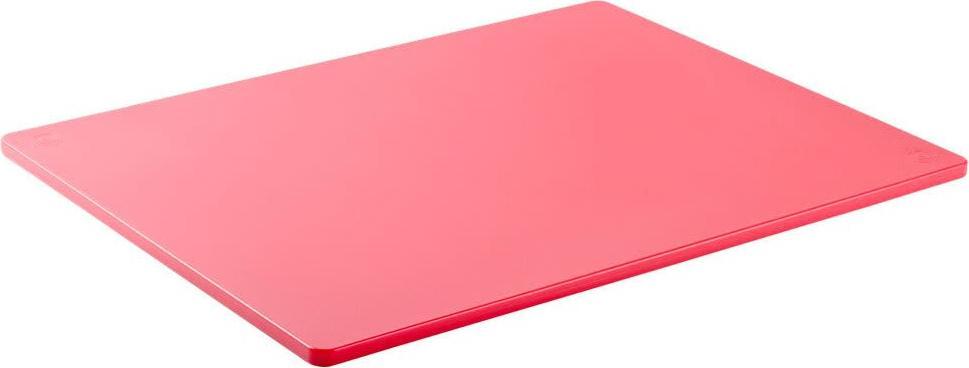 Omcan - 12" x 18" Red Rigid Cutting Board, Pack of 10 - 41200