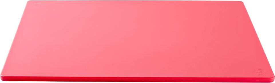 Omcan - 12" x 18" Red Rigid Cutting Board, Pack of 15 - 41200
