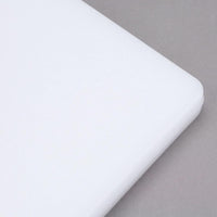 Omcan - 12" x 18" White Rigid Cutting Board, Pack of 10 - 41196