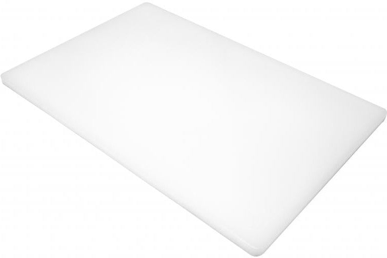 Omcan - 12" x 18" White Rigid Cutting Board, Pack of 10 - 41196