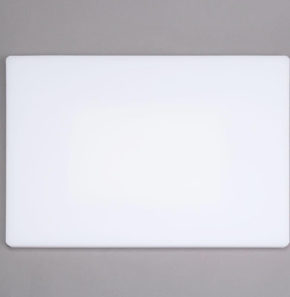 Omcan - 12" x 18" White Rigid Cutting Board, Pack of 12 - 41196