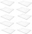 Omcan - 12″ x 18″ x 0.75″ Polyethylene White Cutting Board, Pack of 4 - 41414