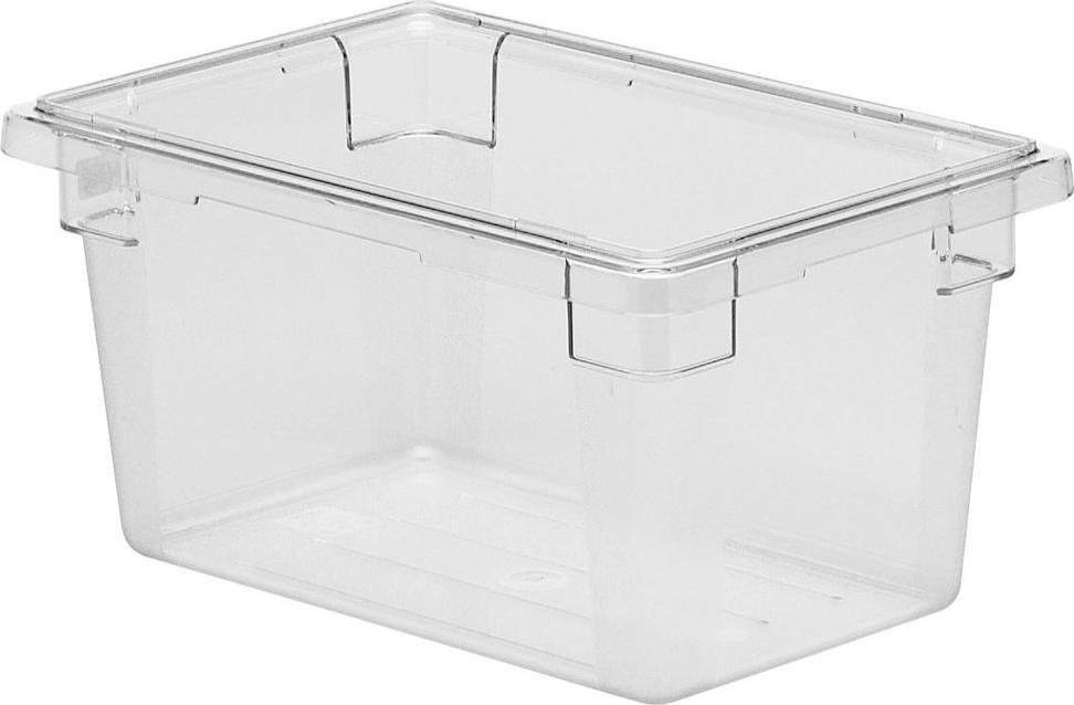 Omcan - 12" x 18" x 9" Polycarbonate Food Storage Container (305 x 457 x 229 mm), Pack of 3 - 85117