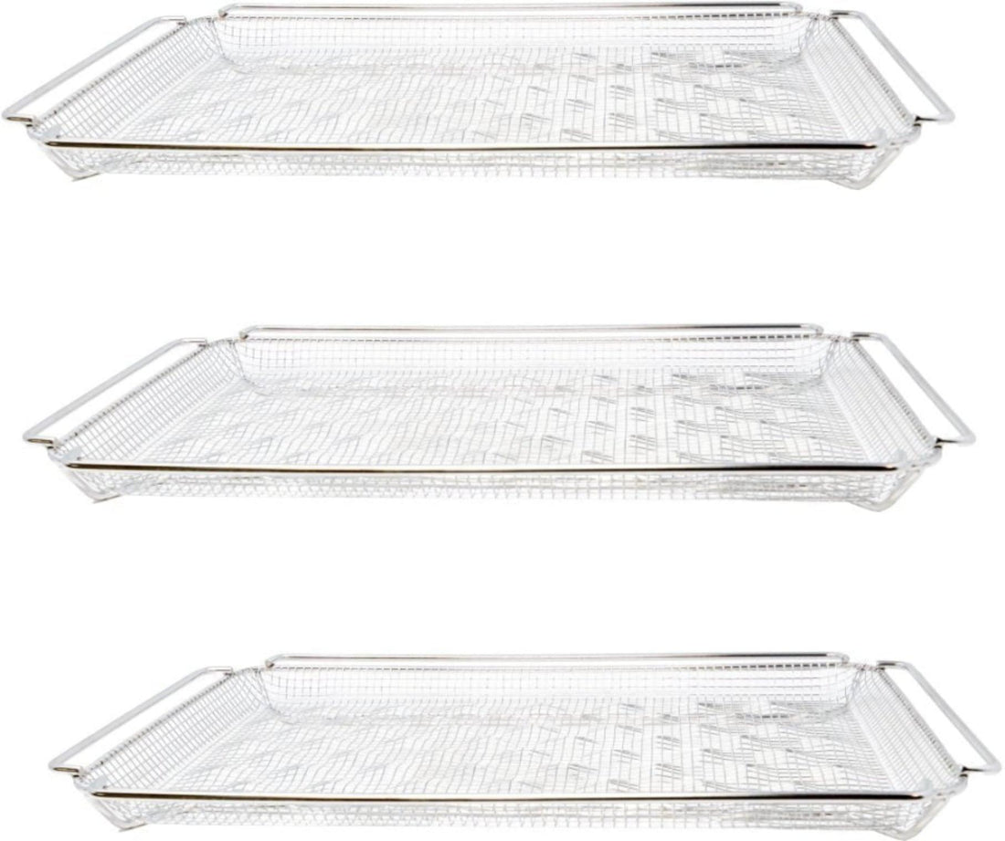 Omcan - 12″ x 20″ Combifry French Fry Tray, Pack of 3 - 80631
