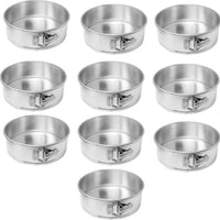 Omcan - 12″ x 3″ Aluminium Springform Cake Pan, Pack of 10 - 81108
