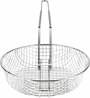 Omcan - 12″ x 3″ Coarse Mesh Culinary Basket (305 x 76 mm), 15/cs - 80373