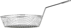 Omcan - 12″ x 3″ Coarse Mesh Culinary Basket (305 x 76 mm), 15/cs - 80373