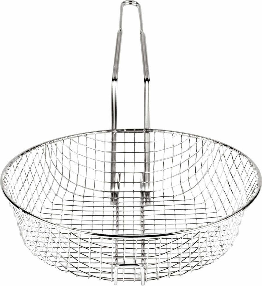 Omcan - 12″ x 3″ Coarse Mesh Culinary Basket (305 x 76 mm), Pack of 10 - 80373