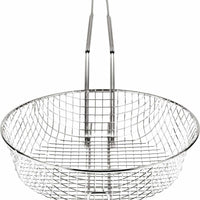 Omcan - 12″ x 3″ Coarse Mesh Culinary Basket (305 x 76 mm), Pack of 10 - 80373