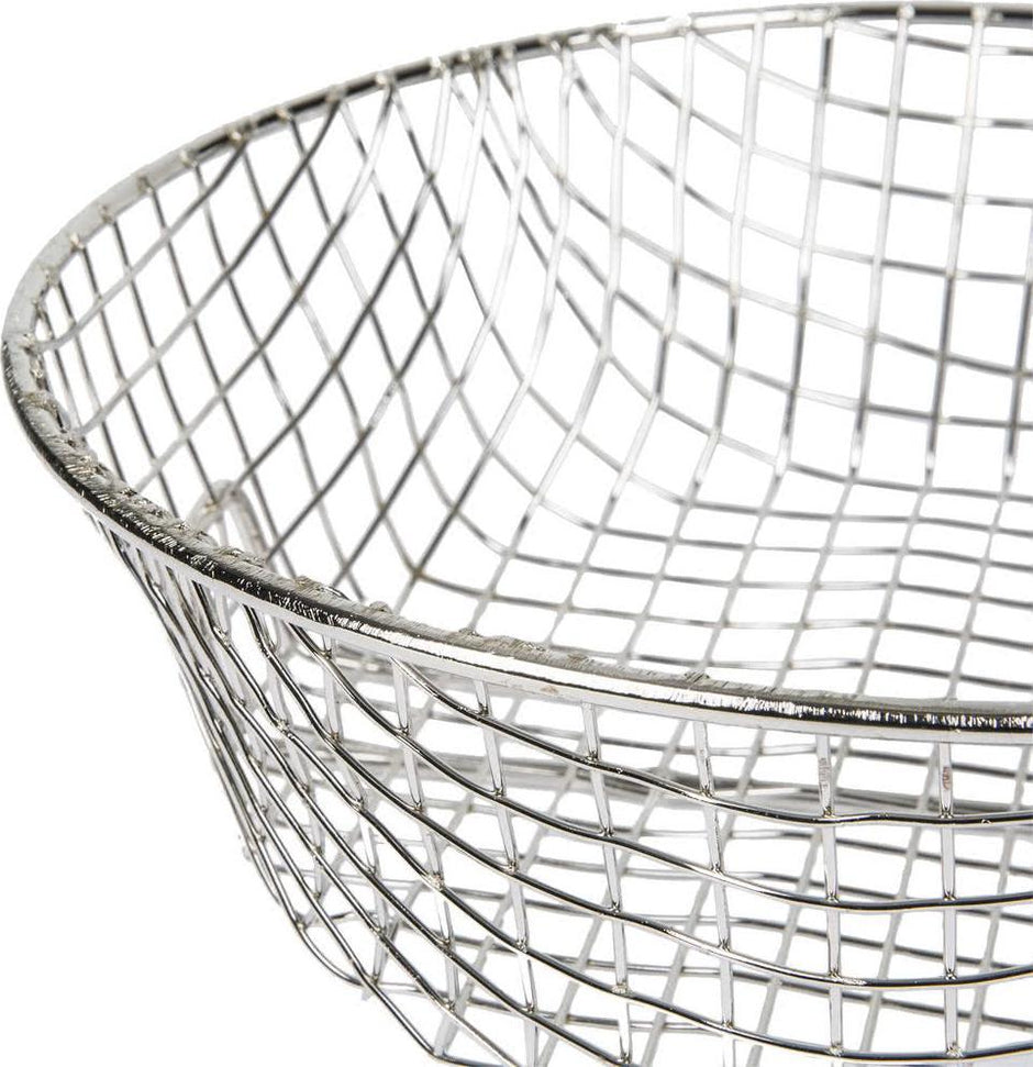 Omcan - 12″ x 3″ Coarse Mesh Culinary Basket (305 x 76 mm), Pack of 10 - 80373