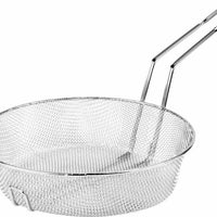 Omcan - 12″ x 3″ Fine Mesh Culinary Basket (305 x 76 mm), Pack of 10 - 80379