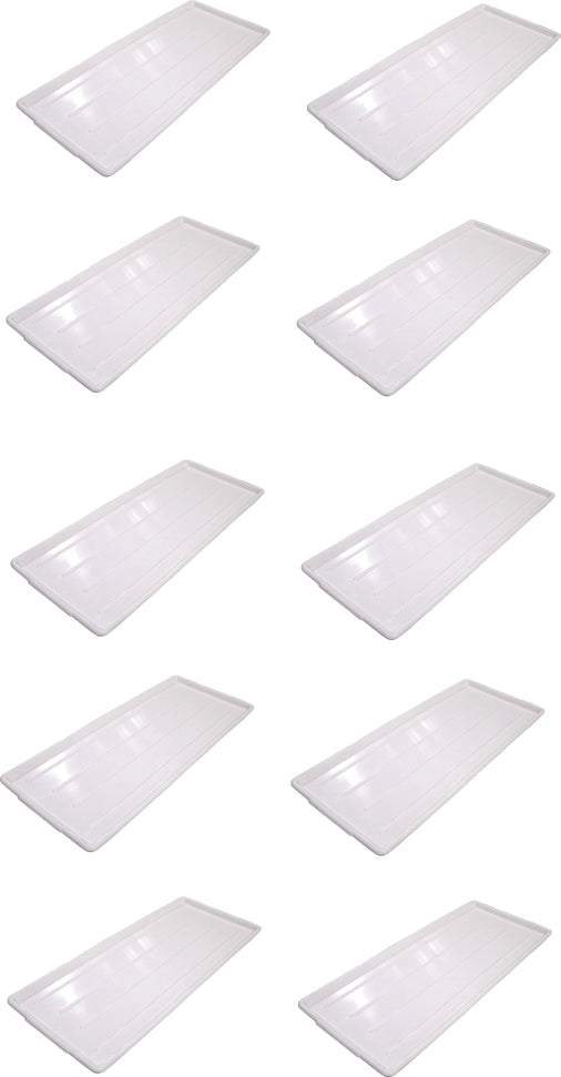 Omcan - 12” x 30” White Meat & Bun Tray, Pack of 10 - 13006