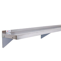 Omcan - 12″ x 72″ Stainless Steel Wall Shelf - 30455