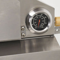 Omcan - 12,000 BTU Stainless Steel Propane Pizza Oven with Foldable Legs - 49112