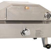 Omcan - 12,000 BTU Stainless Steel Propane Pizza Oven with Foldable Legs - 49112
