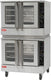 Omcan - 120,000 BTU Double Deck Full Size Natural Gas Convection Oven - 48060