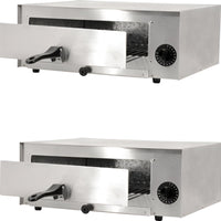 Omcan - 120V, 19" All Stainless Steel Pizza Oven for 12″ Pizza, Pack of 2 - CE-CN-1450