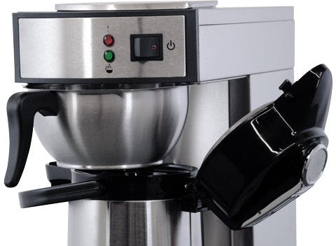 Omcan - 120V, 2 L Air Pot Capacity Stainless Steel Coffee Maker - CM-CN-0002-A