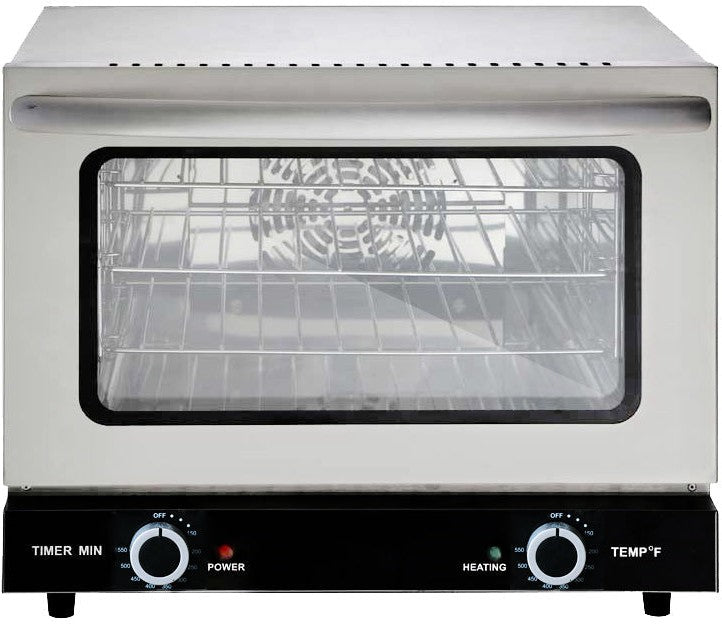 Omcan - 120V, 21 L Quarter-Size Countertop Convection Oven - CE-CN-0021