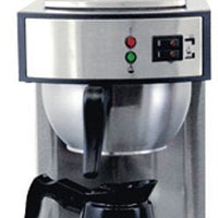 Omcan - 120V, 2.2 L Tank Capacity Stainless Steel Coffee Maker with 2 Glass jug- CM-CN-0002-D