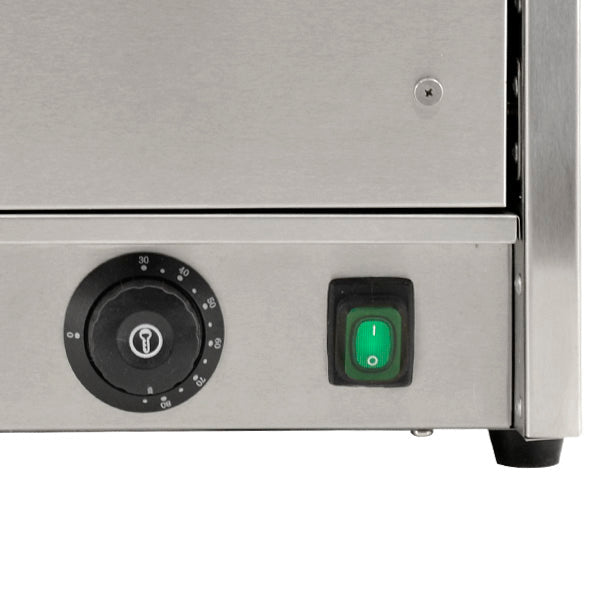 Omcan - 120V, 32 Standard Hot Dog Buns Capacity Dry Heat Bun Warmer - FW-CN-0032