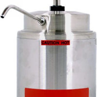 Omcan - 120V, 3.5 Qt Capacity Countertop Stainless Steel Food Warmer with Pump - FW-CN-0004-P