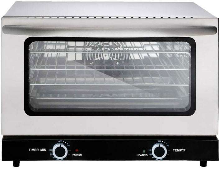 Omcan - 120V, 47 L Quarter-Size Countertop Convection Oven - CE-CN-0047