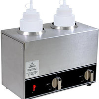 Omcan - 120V Double Bottle Sauce Warmer - FW-CN-1602