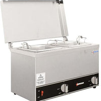 Omcan - 120V Double Sauce Pot Warmer - FW-CN-0252