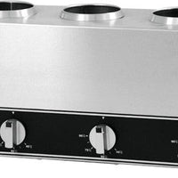 Omcan - 120V Triple Bottle Sauce Warmer - FW- CN-1603
