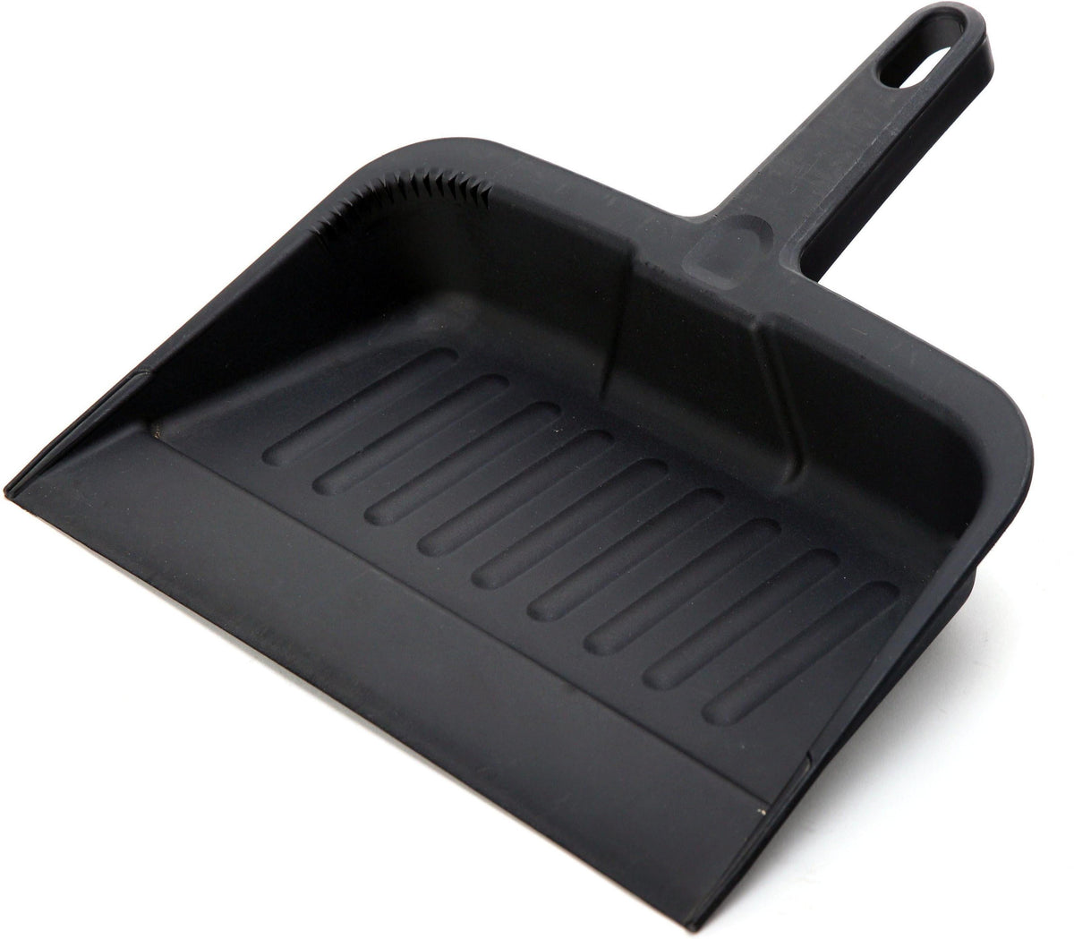 Omcan - 12.20 X 8.20 X 13.20" Black Polypropylene Dust Pan, Pack of 20 - 47327