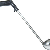 Omcan - 13" (4 oz - 118 ml) Two Piece Ladle with Pot Rim Hook, Pack of 15 - 80321