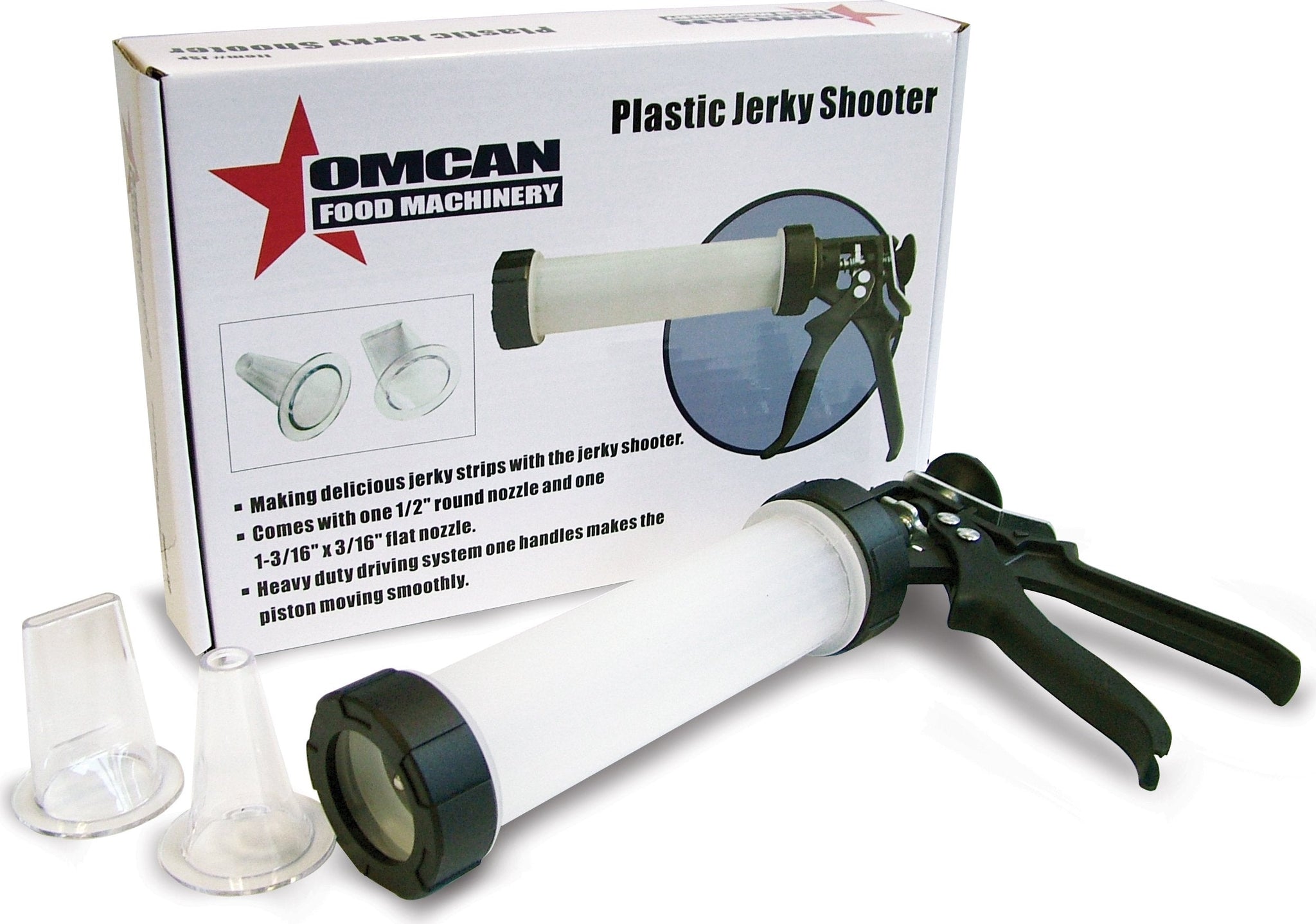 Omcan - 13" Plastic Jerky Shooter, 4/cs - 10873