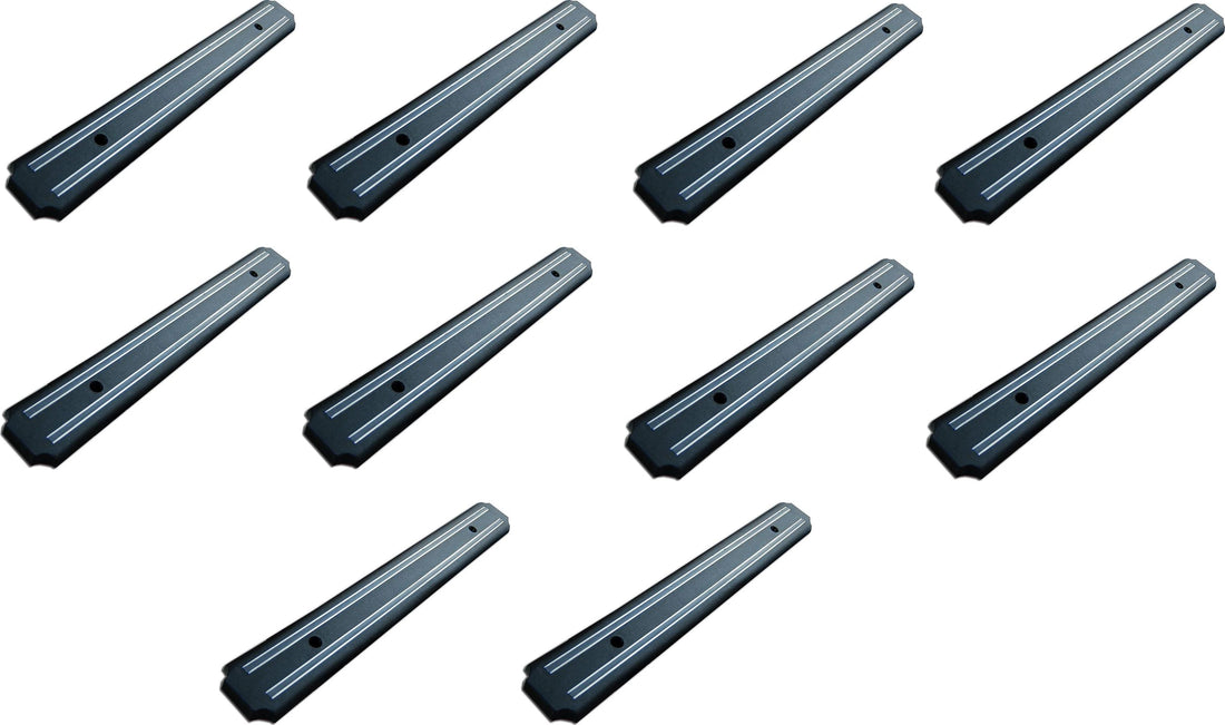 Omcan - 13" Plastic Magnetic Knife Bar, Pack of 5 - 12942