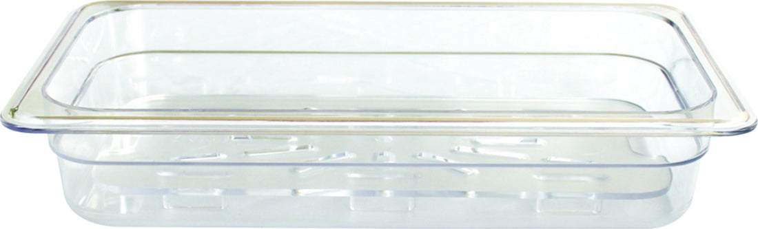 Omcan - 1/3 Size 2.5" Deep Clear Food Pan, Pack of 15 - 80036
