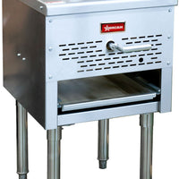 Omcan - 13" Stainless Steel Liquid Propane Wok Range - 47685