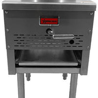 Omcan - 13" Stainless Steel Natural Gas Wok Range - 47351