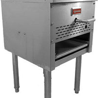 Omcan - 13" Stainless Steel Natural Gas Wok Range - 47351