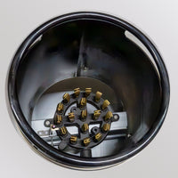 Omcan - 13" Two Chambers Natural Gas Wok Range with Backsplash and Faucet - 47726
