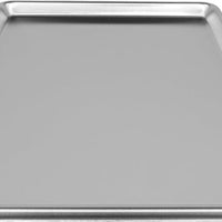 Omcan - 13″ x 18″ 20-Gauge Stainless Steel 1/2 Size Bun Pan or Sheet Pan with Open Bead, Pack of 3 - 81021
