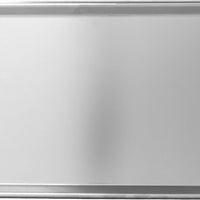 Omcan - 13″ x 18″ 20-Gauge Stainless Steel 1/2 Size Bun Pan or Sheet Pan with Open Bead, Pack of 3 - 81021