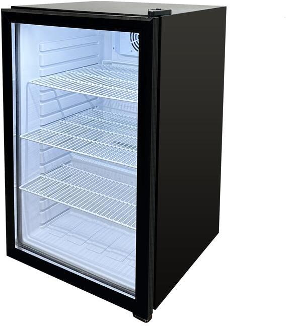Omcan - 130 L Black Countertop Display Refrigerator - 48277