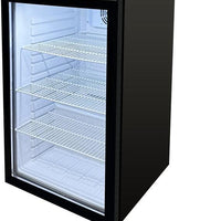 Omcan - 130 L Black Countertop Display Refrigerator - 48277