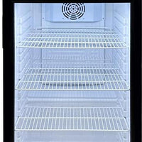 Omcan - 130 L Black Countertop Display Refrigerator - 48277